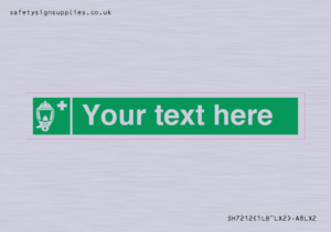 Custom sign safe condition Emergency escape breathing device